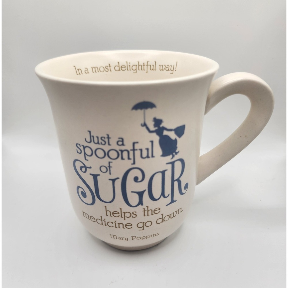 Hallmark Disney Mary Poppins Just A Spoonful of Sugar Coffee Cup Mug 10oz